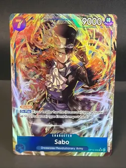 Sabo OP15-046 (Alt Art) SR One Piece CCG - Adventure on Kami’s Island English - Image 1
