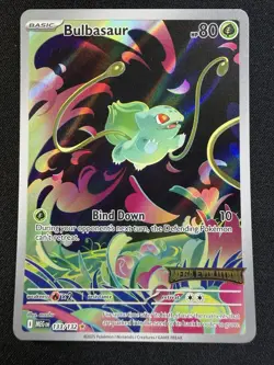 Pokemon TCG Bulbasaur 133/132 Secret Rare Mega Evolution Set Near Mint/Mint - Image 1