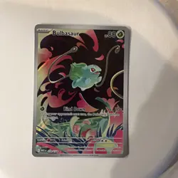 Pokemon TCG Bulbasaur 133/132 Secret Rare Mega Evolution Set - Image 1
