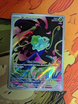 Pokemon TCG Bulbasaur 133/132 Secret Rare Mega Evolution Set - Image 1