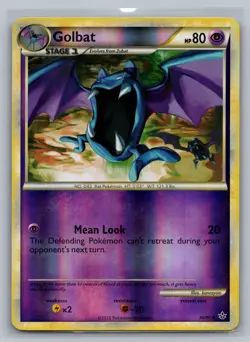 Golbat Unleashed #30/95 Uncommon,Reverse Holo Pokemon Card - Image 1