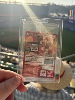 ONE PIECE X DODGERS PROMO MONKEY D LUFFY DON CARD ONLY 7/2/26 In Hand - Image 2