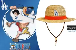 ONE PIECE X DODGERS PROMO MONKEY D LUFFY DON CARD + HAT 👒 7/2/26 PRESALE - Image 1