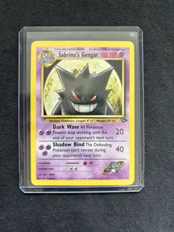 Sabrina's Gengar 29/132 Gym Challenge Unlimited Edition Rare Pokemon TCG LP - Image 1