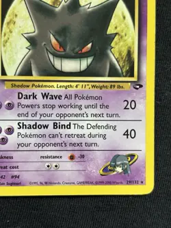 Sabrina's Gengar 29/132 Gym Challenge Unlimited Edition Rare Pokemon TCG LP - Image 5