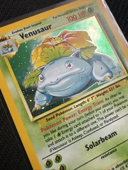 Pokemon Venusaur Trading Card Game Base Set 18/130 Rare Holofoil - Image 2