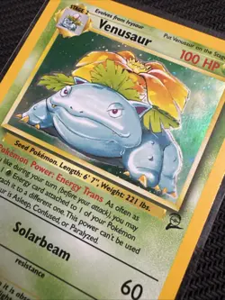 Pokemon Venusaur Trading Card Game Base Set 18/130 Rare Holofoil - Image 3