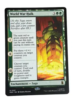 World War Hulk 197 Marvel Super Heroes Card Game MTG Near Mint TCG Magic Rare NM - Image 1