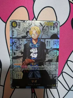 Sabo OP13-120 SEC Manga Alt Art Carrying on His Will ONE PIECE Card Japanese - Image 1