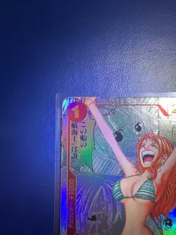 NAMI MANGA ALT ART OP01-016 R ONE PIECE CARD COMIC PARALLEL 2024 Japanese - Image 3