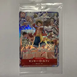 Monkey D. Luffy ST10-006 ONE PIECE DAY '24 PROMO TCG Card Japanese SEALED - Image 1