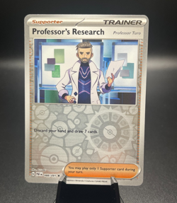 Professor's Research [Reverse Holo] 088/091 PAF Paldean Fates Pokemon Card - Image 1