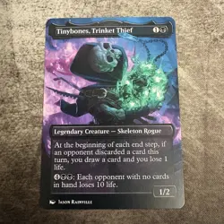 Tinybones, Trinket Thief - Custom Art MTG Magic The Gathering Playtest Card - Image 1