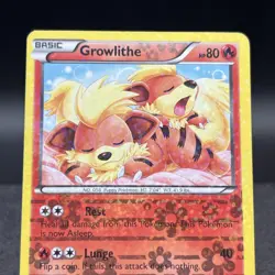 Growlithe RC4/RC25 Holo Legendary Treasures Radiant Collection Pokemon Card - Image 4