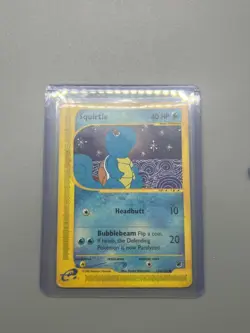 Squirtle Expedition 132/165 Pokemon Card E-Reader LP - Image 1