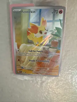 Pokemon Chaos Rising Fennekin Pokemon Center 080 Stamped Sealed Promo Card - Image 1