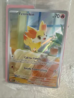 Pokemon Chaos Rising Fennekin Pokemon Center 080 Stamped Sealed Promo Card - Image 3