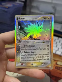 Jolteon 7/113 EX Delta Species 2005 Holo Rare Pokemon Card - Image 3