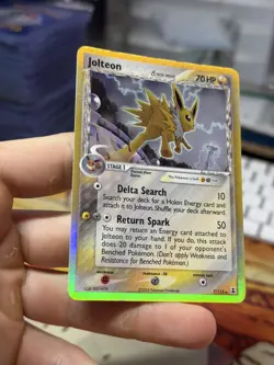 Jolteon 7/113 EX Delta Species 2005 Holo Rare Pokemon Card - Image 5