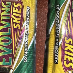 Pokemon TCG Evolving Skies Booster Pack Lot - 2 Packs, 10 Cards Each, English - Image 4