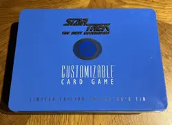 Star Trek Next Generation Customizable Card Game CCG Limited Ed Collector’s Tin - Image 1