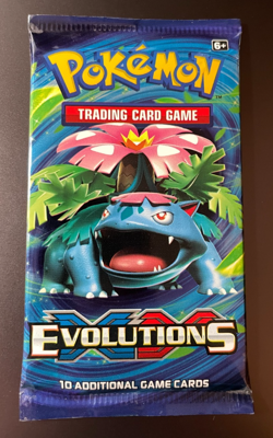 POKEMON XY EVOLUTIONS Sealed 10-Card BOOSTER PACK (Venusaur Art) - Image 1