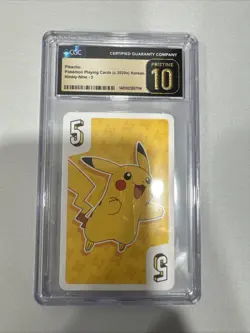 PIKACHU 2020 POKEMON PLAYING CARDS KOR NINETY-NINE 5 PRISTINE CGC 10 - Image 1