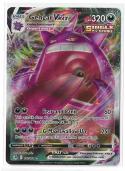 Gengar VMAX 157/264 Fusion Strike Sword & Shield Holo Pokemon TCG Card NM - Image 1