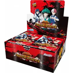My Hero Academia CCG: Crimson Rampage Sealed Booster Box of 24 Packs : TCG Cards - Image 1