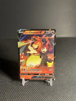 Pokemon TCG Lance's Charizard V SWSH133 Sword & Shield Promo Cards Holo LP/MP - Image 1