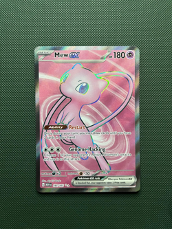 Pokemon TCG Mew ex 193/165 Scarlet & Violet 151 Full Art Holo Ultra Rare EX - Image 1