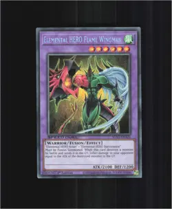 Elemental HERO Flame Wingman SGX1-ENA21 Speed Duel Yu-Gi-Oh 1st Edition NM - Image 1