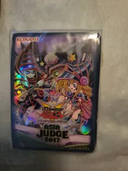 Yugioh OCG Asia Judge 2017 Promotional Toon Dark Magician/Girl Sleeves - Image 1