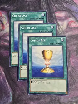 (3x) Cup of Ace - SGX4-ENB13 - NM - Common - 1st ed - Yugioh - Image 1