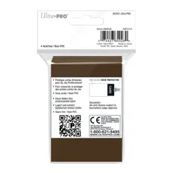 60 Ultra Pro Small Gloss Brown Deck Protector Card Sleeves Yugioh ccg tcg - Image 2