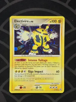 Electivire 3/130 Holo Rare Diamond & Pearl Pokemon Card 2007 MP - Image 1