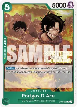 Portgas.D.Ace (Judge Pack Vol. 6) [One Piece Promotion Cards] Foil Near Mint - Image 1