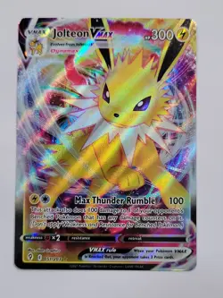 Pokemon TCG Jolteon VMAX Full Art Ultra Rare Holo Card Evolving Skies 051/203 - Image 1