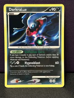 Pokemon TCG Darkrai DP52 Diamond and Pearl Holo Card English NM Condition - Image 1