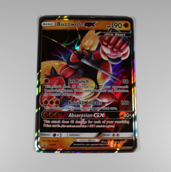 Buzzwole GX SM69 Sun & Moon Black Star Promo Holo Pokemon Card NM - Image 1