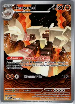 Garganacl 147/132 ME01: Mega Evolution - Pokemon Card - NM - Image 1