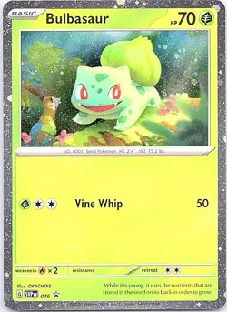 Bulbasaur - (Cosmos Holo) Holo Promo SV: Scarlet & Violet Promo Cards 046 NM - Image 1