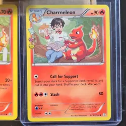 Pokemon TCG XY Generations RC Holo 3-Card Lot Charmander Charmeleon Charizard - Image 3