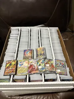 250 Pokemon Card Bulk Lot - 10 HOLOS + 2 Ultra Rare ex/V - Image 1
