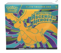 Pokemon TCG Ascended Heroes Factory Sealed Elite Trainer Box Cards Packs Etb New - Image 1