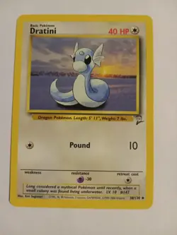 10 Base Set 2 Pokemon Cards! Dratini, Lickitung, Taurus + Other Colorless Cards - Image 4