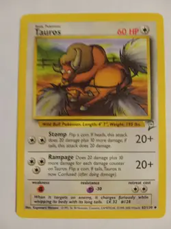 10 Base Set 2 Pokemon Cards! Dratini, Lickitung, Taurus + Other Colorless Cards - Image 5
