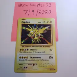 Zapdos 42/108 XY Evolutions NM Holo Foil Rare Pokemon Card (PB2) - Image 1