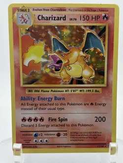 Pokemon TCG Charizard Holo Rare Card XY Evolutions 11/108 NM Condition - Image 1