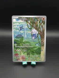 Pokemon Card - Stellar Crown EN - Meditite - Illustration Rare - 153/142 NM - Image 3